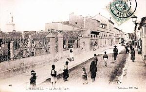 CHERCHELL - RUE DE TENES - 1905